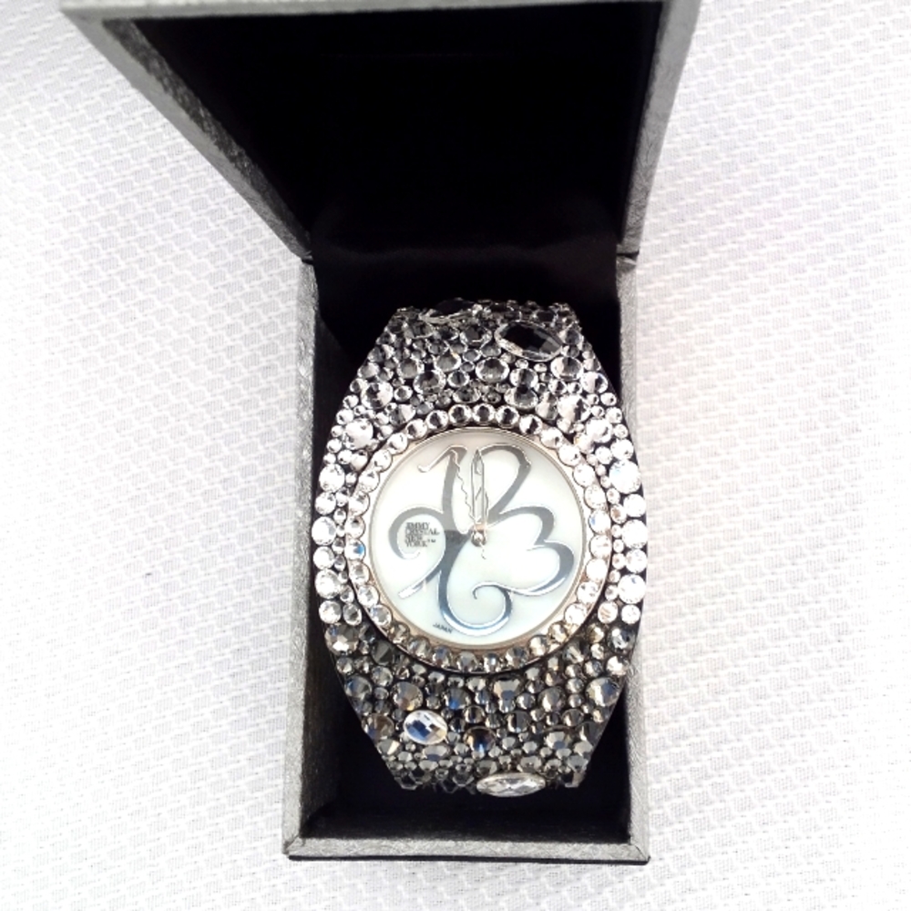 Crystal Bangle band watch